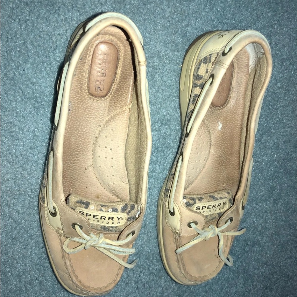 Leopard woman’s Sperry’s